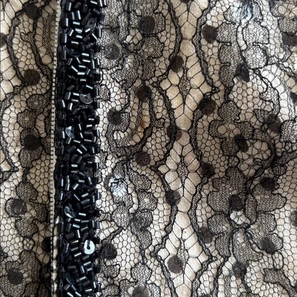 Elegant Black Lace Women's Top ( Vintage ) - Picture 8 of 11